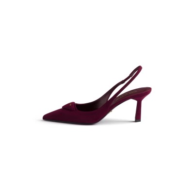 PRADA SUEDE SLINGBACK PUMPS 1I901M